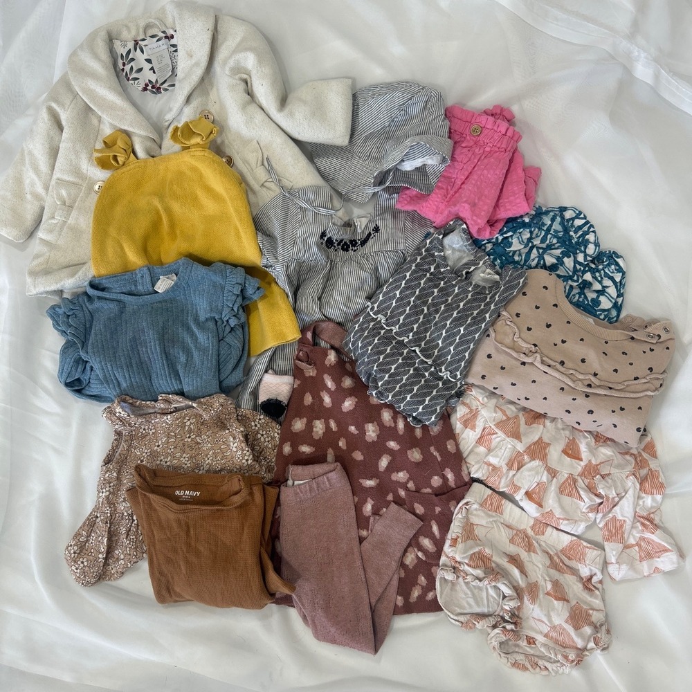 Baby Girls Clothes Bundle Zara Tahari OshKosh Old Navy Many Sizes!!!